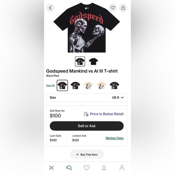 Godspeed t-shirt - Picture 4 of 4